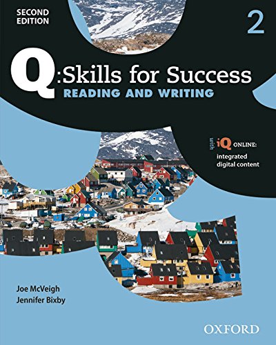 Book Cover Q Skills for Success: Level 2: Reading & Writing Student Book with IQ Online