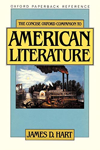 Book Cover The Concise Oxford Companion to American Literature (Oxford Paperback Reference)