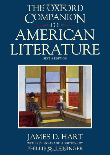 Book Cover The Oxford Companion to American Literature