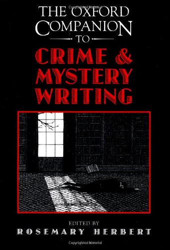Book Cover The Oxford Companion to Crime and Mystery Writing