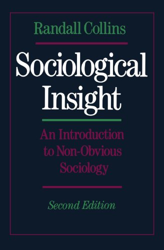 Book Cover Sociological Insight: An Introduction to Non-Obvious Sociology