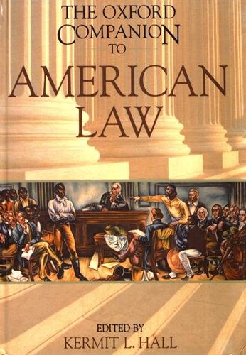Book Cover The Oxford Companion to American Law (Oxford Companions)