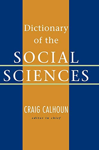 Book Cover Dictionary of the Social Sciences