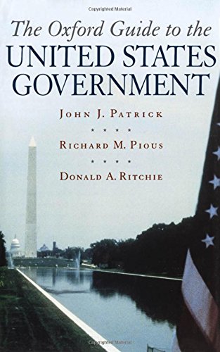 Book Cover The Oxford Guide to the United States Government