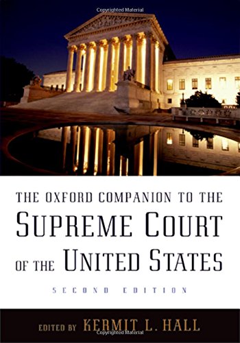 Book Cover The Oxford Companion to the Supreme Court of the United States
