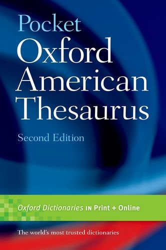 Book Cover Pocket Oxford American Thesaurus, 2e