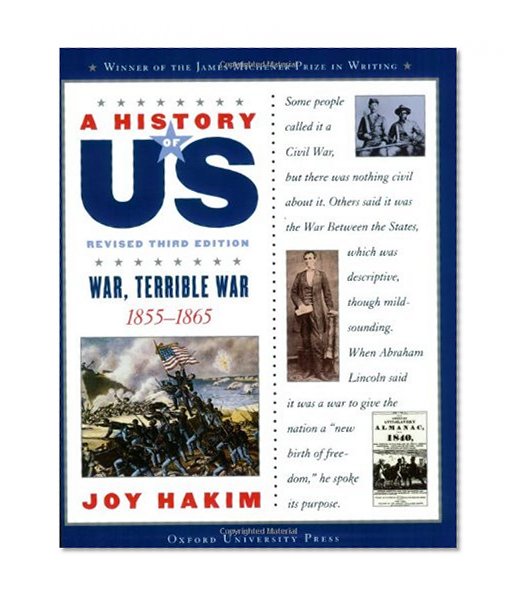 Book Cover A History of US: War, Terrible War: 1855-1865 A History of US Book Six