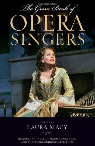 Book Cover The Grove Book of Opera Singers