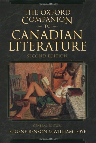 Book Cover The Oxford Companion to Canadian Literature (Oxford Companions)