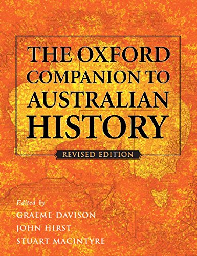 Book Cover The Oxford Companion to Australian History