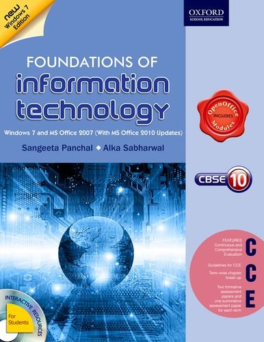 Book Cover FOUNDATIONS OF INFORMATION TECHNOLOGY WINDOWS 7 EDITION BOOK 10