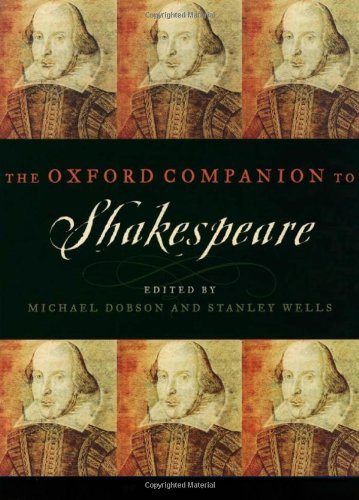 Book Cover The Oxford Companion to Shakespeare