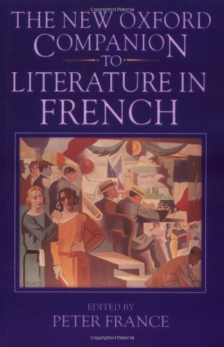Book Cover The New Oxford Companion to Literature in French
