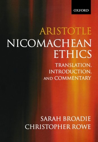 Book Cover Nicomachean Ethics