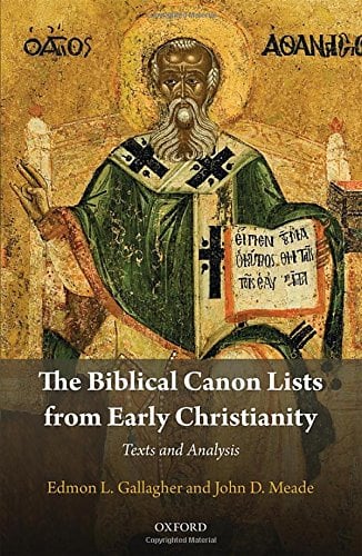 Book Cover The Biblical Canon Lists from Early Christianity: Texts and Analysis