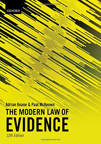 Book Cover The Modern Law of Evidence