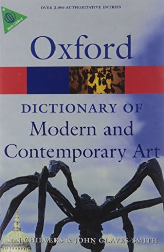 Book Cover A Dictionary of Modern and Contemporary Art (Oxford Quick Reference)