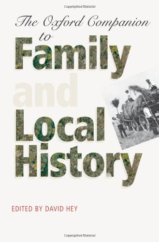 Book Cover Oxford Companion to Family and Local History
