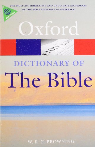 Book Cover A Dictionary of the Bible, 2nd Edition (Oxford Quick Reference)
