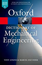 Book Cover A Dictionary of Mechanical Engineering (Oxford Quick Reference)