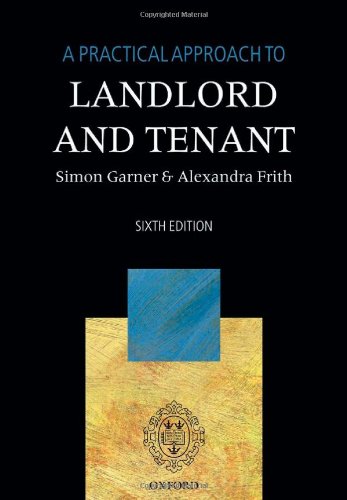 Book Cover A Practical Approach to Landlord and Tenant (PRACTICAL APPROACH SERIES)