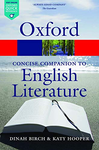 Book Cover The Concise Oxford Companion to English Literature (Oxford Quick Reference)