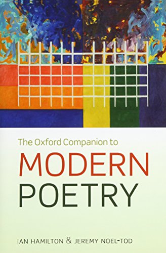 Book Cover The Oxford Companion to Modern Poetry (Oxford Paperback Reference)