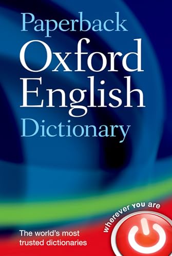 Book Cover Paperback Oxford English Dictionary