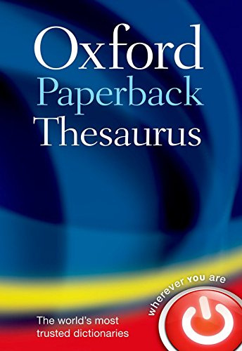 Book Cover Oxford Paperback Thesaurus