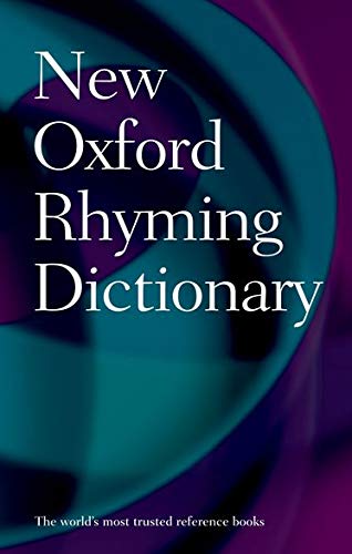 Book Cover New Oxford Rhyming Dictionary (Oxford Quick Reference)