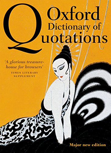Book Cover Oxford Dictionary of Quotations