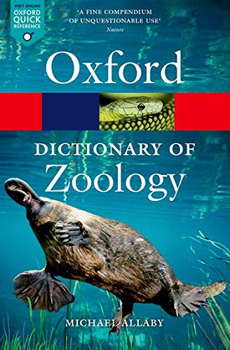 Book Cover A Dictionary of Zoology (Oxford Quick Reference)