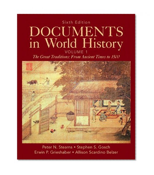 Book Cover Documents in World History, Volume 1 (6th Edition)