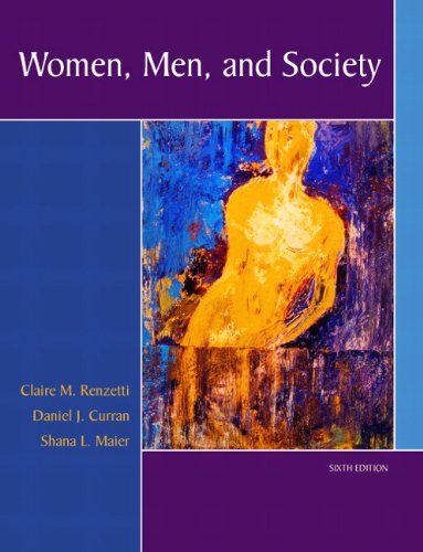 Book Cover Women, Men, and Society (6th Edition)