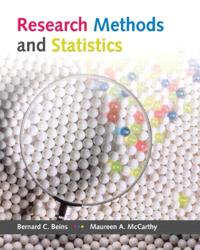Book Cover Research Methods and Statistics