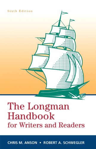 Book Cover The Longman Handbook for Writers and Readers (6th Edition)