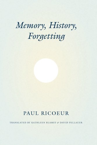 Book Cover Memory, History, Forgetting