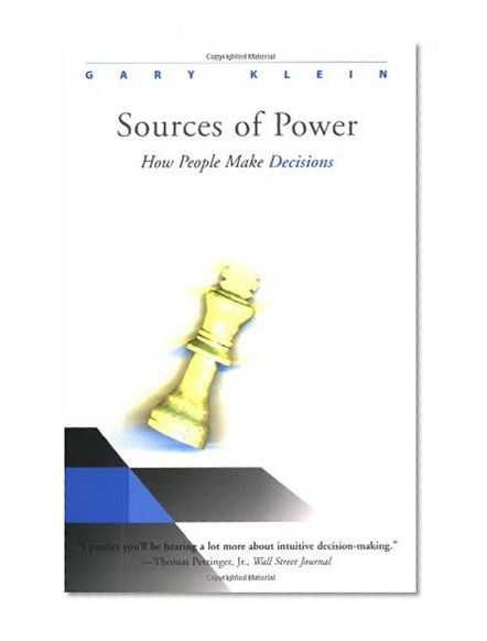 Book Cover Sources of Power: How People Make Decisions