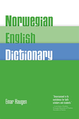 Book Cover Norwegian-English Dictionary: A Pronouncing and Translating Dictionary of Modern Norwegian (BokmÃ¥l and Nynorsk) with a Historical and Grammatical Introduction