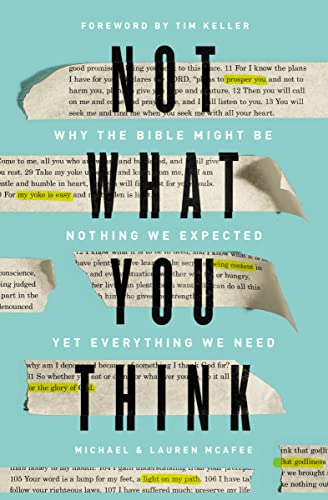 Book Cover Not What You Think: Why the Bible Might Be Nothing We Expected Yet Everything We Need
