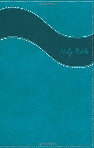 Book Cover NIV, Gift Bible, Leathersoft, Blue, Red Letter Edition