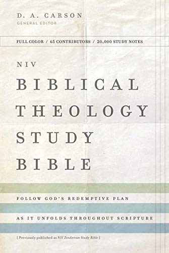 Book Cover NIV, Biblical Theology Study Bible, Hardcover, Comfort Print: Follow Godâ€™s Redemptive Plan as It Unfolds throughout Scripture