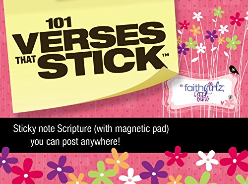 Book Cover 101 Verses that Stick for Girls based on the NIV Faithgirlz! Bible, Revised Edition: Bible Verses for Your Locker or Home (Verses that Stick / Faithgirlz)