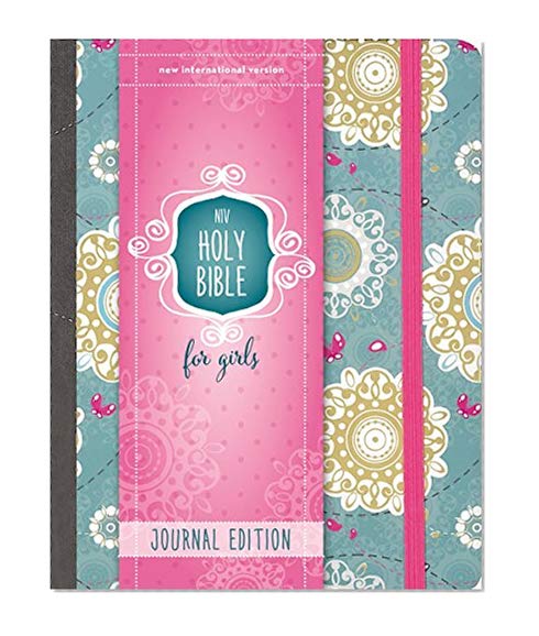 Book Cover NIV, Holy Bible for Girls, Journal Edition, Hardcover, Teal, Elastic Closure
