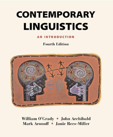 Book Cover Contemporary Linguistics: An Introduction