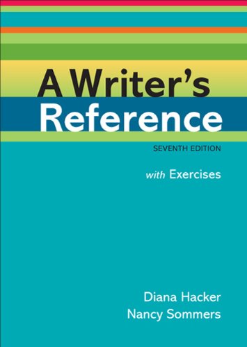 Book Cover A Writer's Reference With Exercises