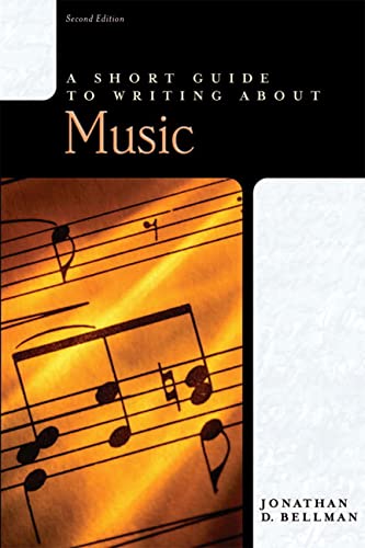 Book Cover A Short Guide to Writing About Music (2nd Edition)