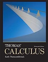 Book Cover Thomas' Calculus: Early Transcendentals (13th Edition)
