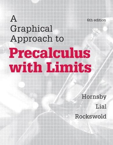 Book Cover A Graphical Approach to Precalculus with Limits