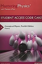 Book Cover MasteringPhysics with Pearson eText -- Standalone Access Card -- for Conceptual Physics (12th Edition)
